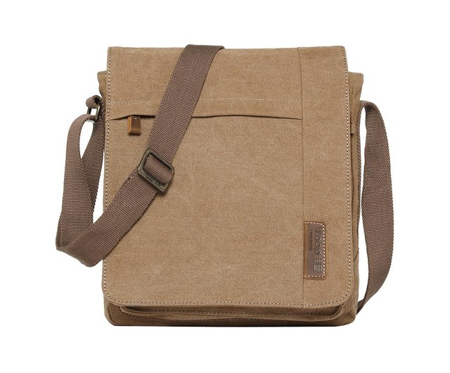 Troop Cotton Brown Laptop Messenger Bag