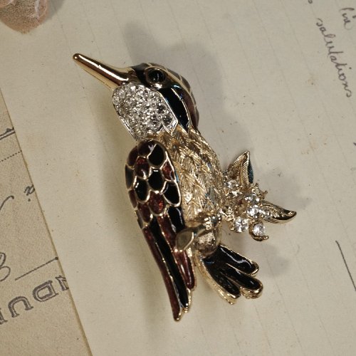 Ocatovi obiBbe ドーラン D'ORLAN 金色の鳥のブローチ Ocatovi obiBbe様専用 ドーラン D'ORLAN 金色の鳥のブローチ