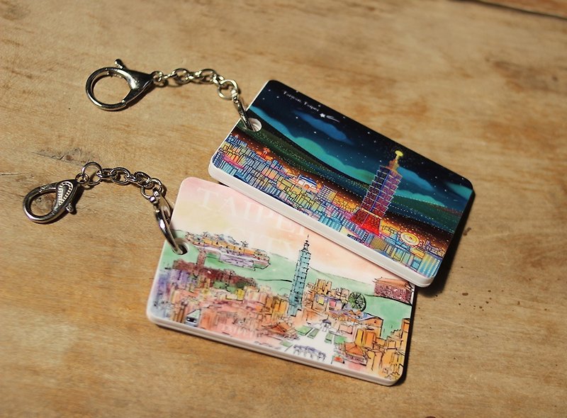 JB Design cultural and creative ticket card key ring-2 in combination discount - Other - Plastic 