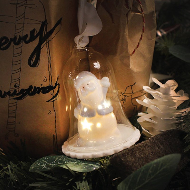 Kスタジオ経由クリスマスサンタ夫LEDナイトライトクリスマスギフト - 照明・ランプ - その他の素材 ホワイト