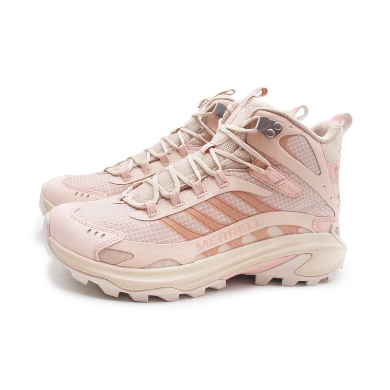 MERRELL MOAB SPEED 2 MID GTX防水登山健行輕量高筒靴 女鞋-淡粉 - 女運動鞋/球鞋 - 防水材質 