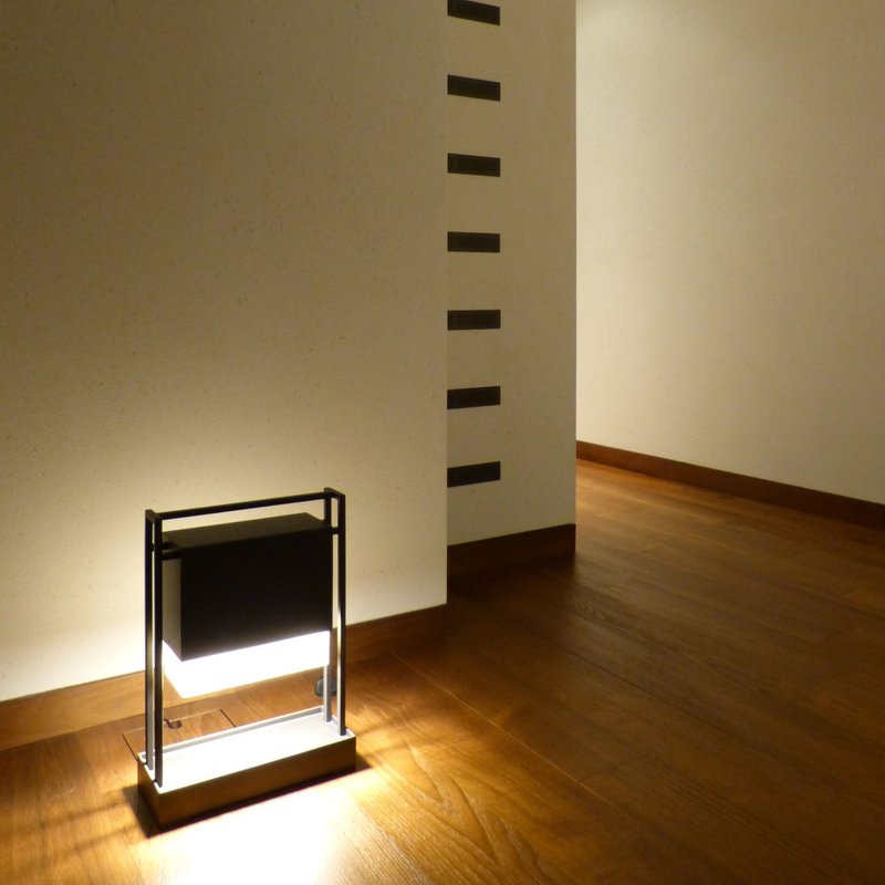 手工製長桌燈 handmade light fixture - 燈具/燈飾 - 其他材質 黑色