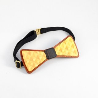 Wooden bow tie log bow tie 3D WOOD TIE Milimitte creative fashion classic yellow wedding father&amp;#39;s day gift modular assembly