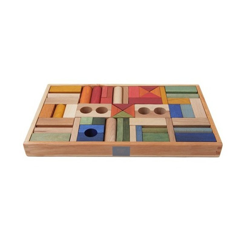 Wooden Story - Rainbow Block Set - 54pcs - Kids' Toys - Wood 
