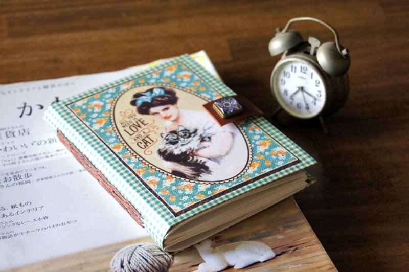 【Hand-Sewn Book - Vintage Style】B6/Planner/Journal - สมุดบันทึก/สมุดปฏิทิน - กระดาษ 