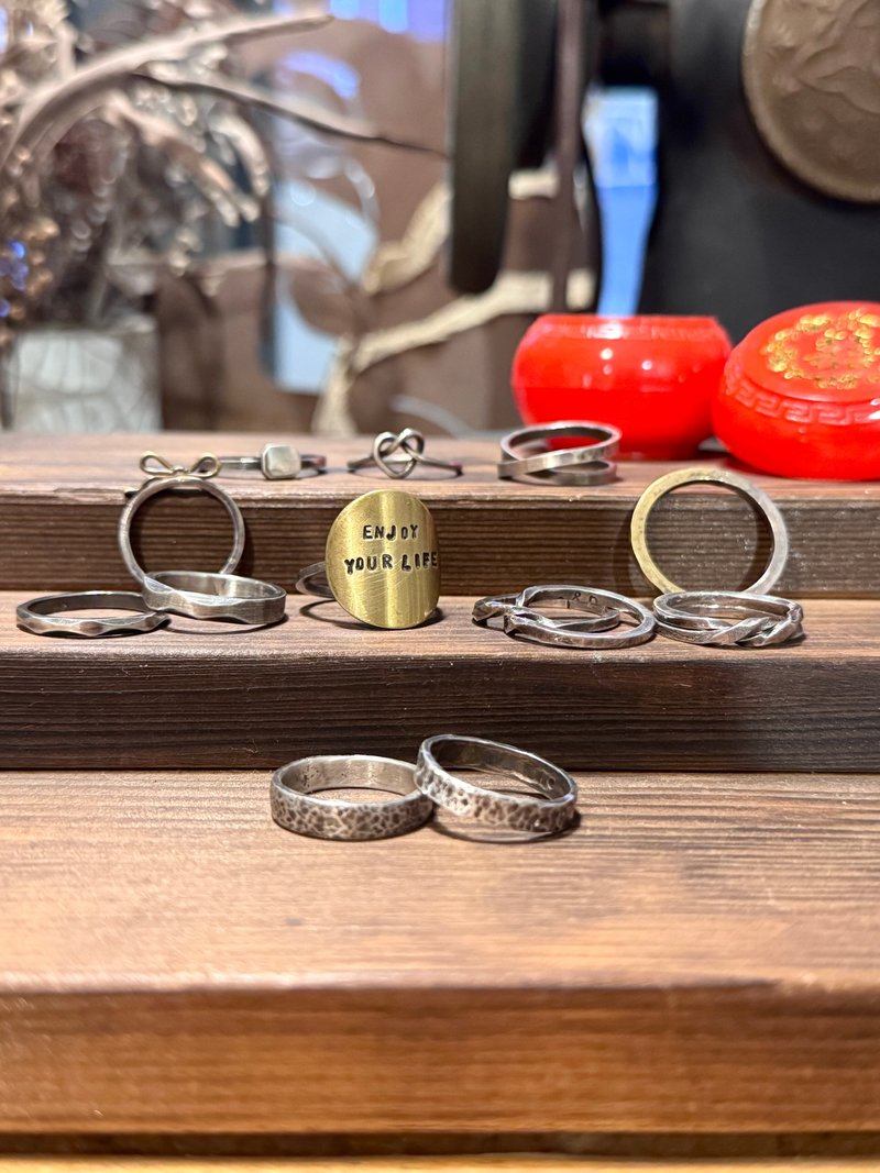 小銀戒慢慢敲體驗課 - 金工/飾品 - 銀 