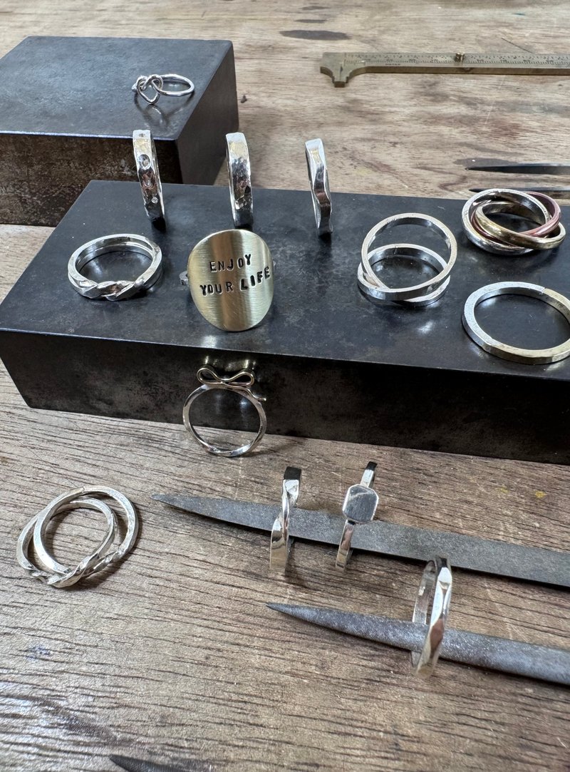 小銀戒慢慢敲體驗課 - 金工/飾品 - 銀 