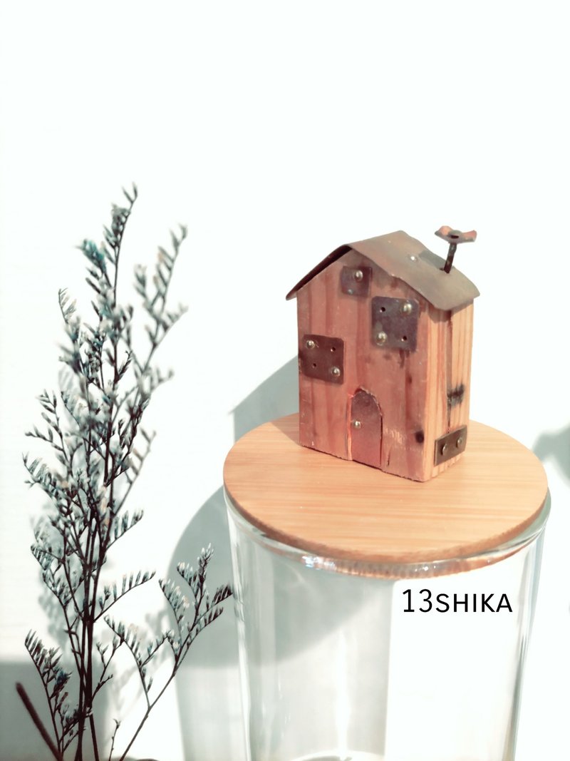 13SHIKA金工。金工松木小花小房子 - 擺飾/家飾品 - 木頭 咖啡色