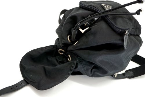 Japanese second-hand Vintage PRADA black nylon backpack - Shop RARE TO GO  Backpacks - Pinkoi