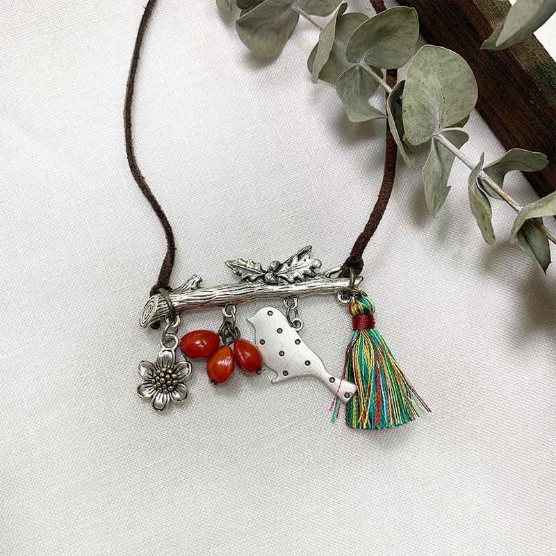 Hana Mokuba 鳥語花香 - 項鍊 - 其他材質 