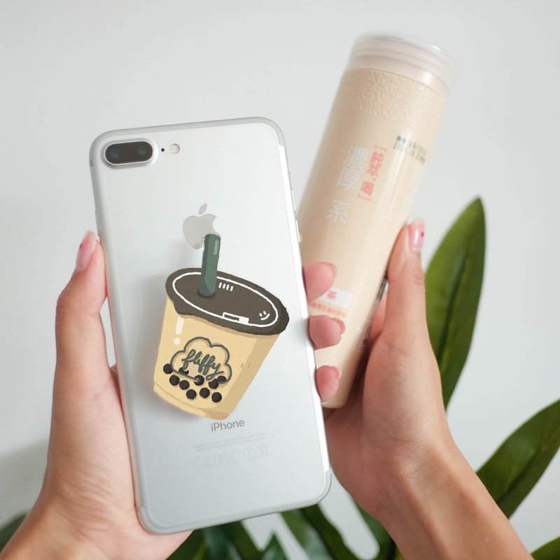 Grip Tok: Boba Milk Tea - 手機/平板支架 - 壓克力 卡其色