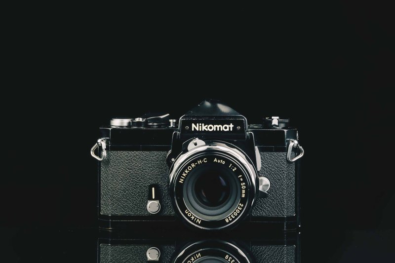 Nikon Nikomat+NIKKOR-H.C Auto 50mm F/2 #0622 #135底片相機 - 相機/拍立得/底片相機 - 其他金屬 黑色