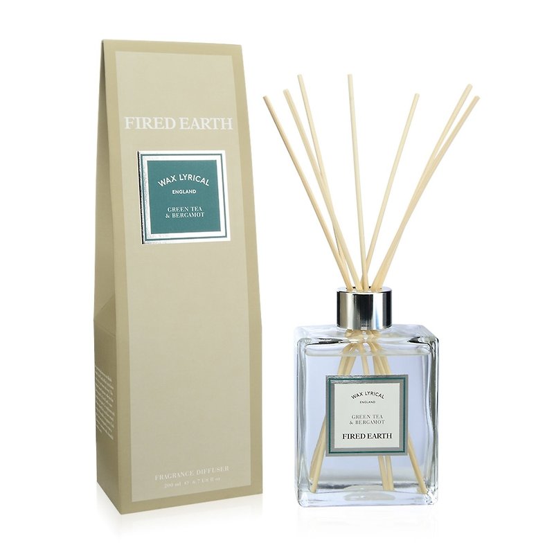 British fragrance Fired Earth series green tea and bergamot - น้ำหอม - แก้ว 