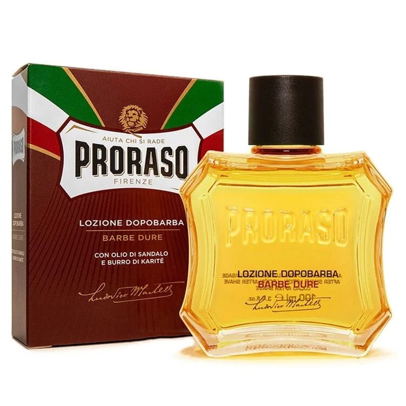 Proraso - Sandalwood Red Label After Beard Lotion / After Shave After Beard Facial Care Astringent Moisturizing Oil Control - สกินแคร์ผู้ชาย - วัสดุอื่นๆ 