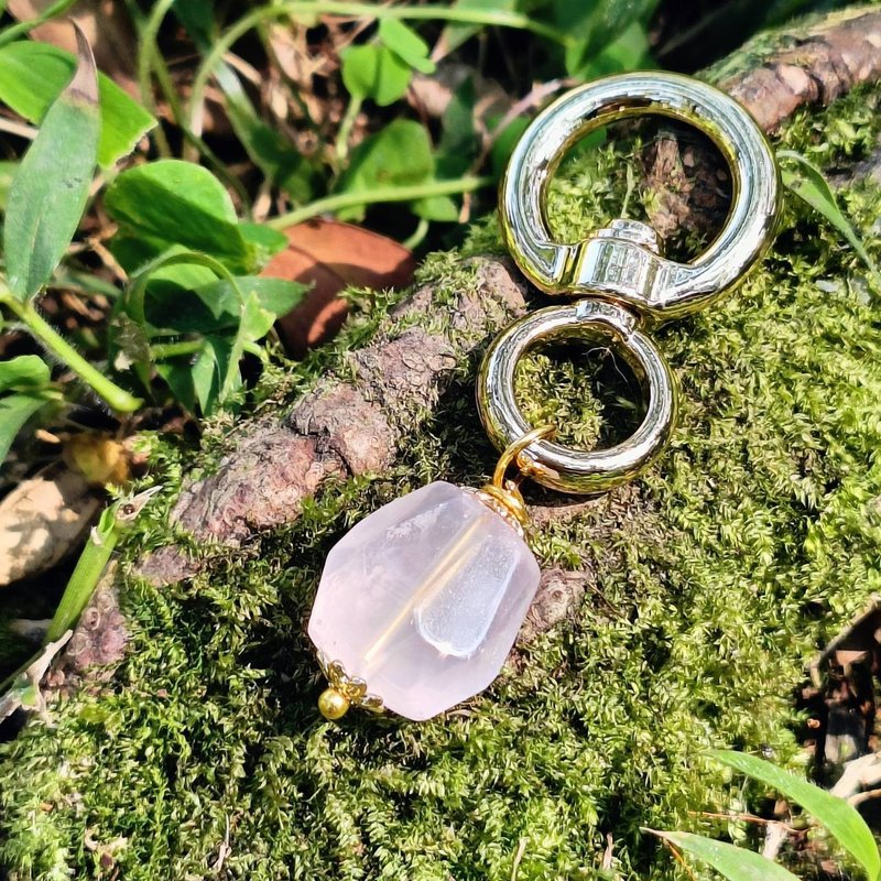 粉晶寵物水晶吊飾P2/ 水晶吊飾/ 寵物吊飾 - 客製化寵物商品 - 水晶 