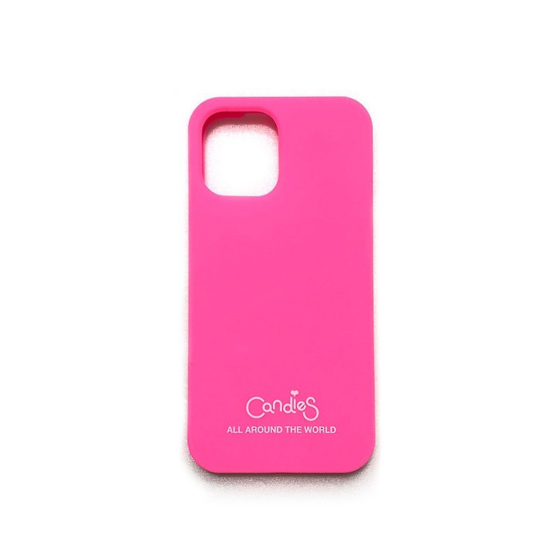 iPhone 12 / 12 Pro Simple Case -  Sober (fluorescent pink) - เคส/ซองมือถือ - ซิลิคอน สึชมพู