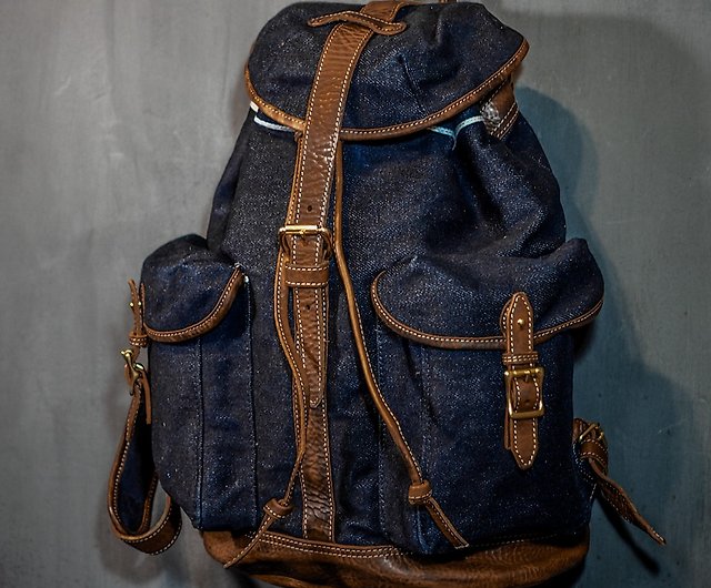 Medieval Celine│Brown Backpack│Rucksack│Leather│Backpack│Valentine's Day  Gift - Shop pickypiggy-vintage Backpacks - Pinkoi