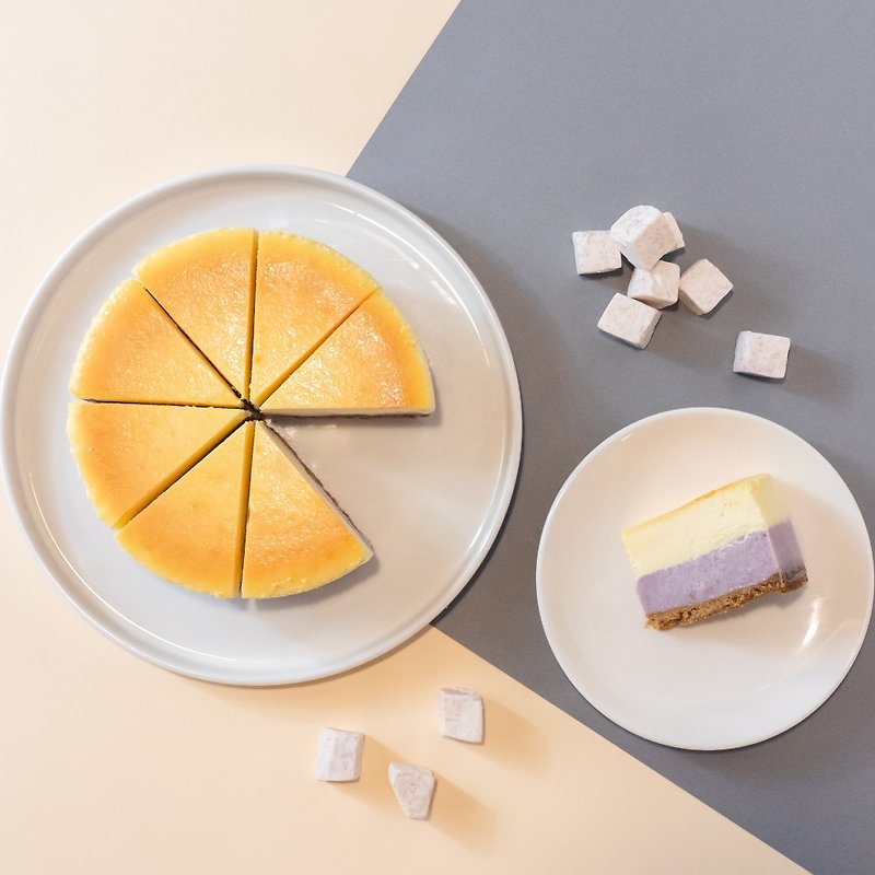 sunlight. Taro cheesecake - Cake & Desserts - Fresh Ingredients White