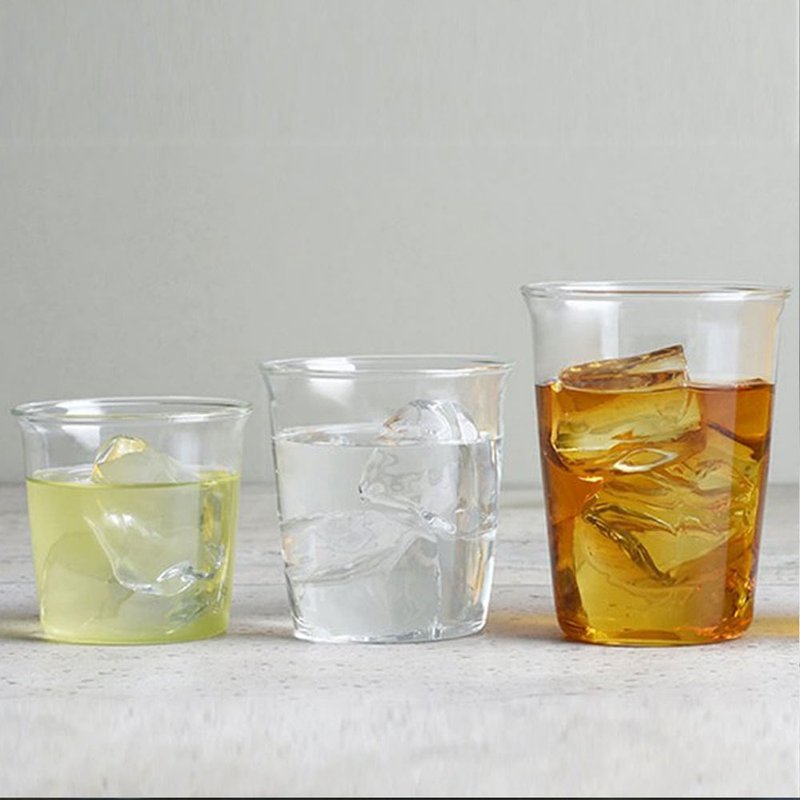 Japan KINTO Cast Green Tea Cup 180ml / Water Cup 250ml - แก้ว - แก้ว สีใส