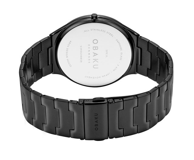 OBAKU Nordic minimalist style gentleman s fashion watch black V290GXBBSB Shop obaku tw Women s Watches Pinkoi