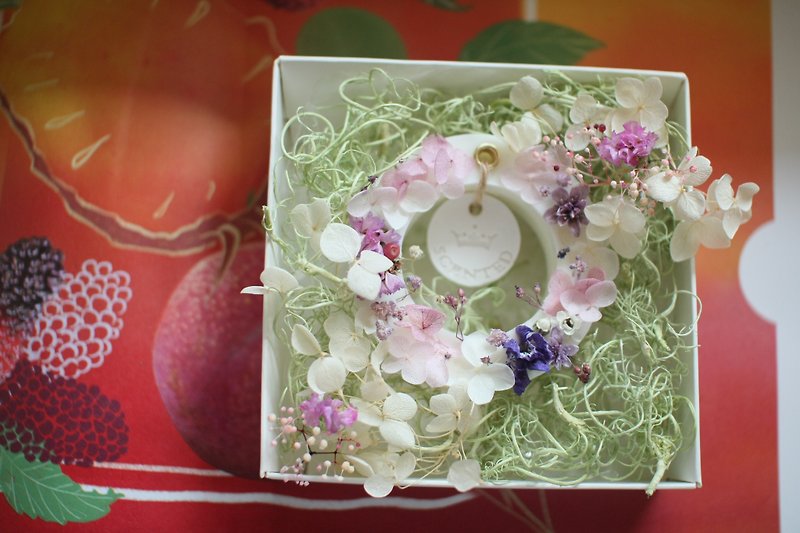 【好日手作】小巧美麗香氛禮盒 (櫻花粉) /婚禮小物/情人禮/禮物 - 香氛/精油/擴香 - 植物．花 粉紅色
