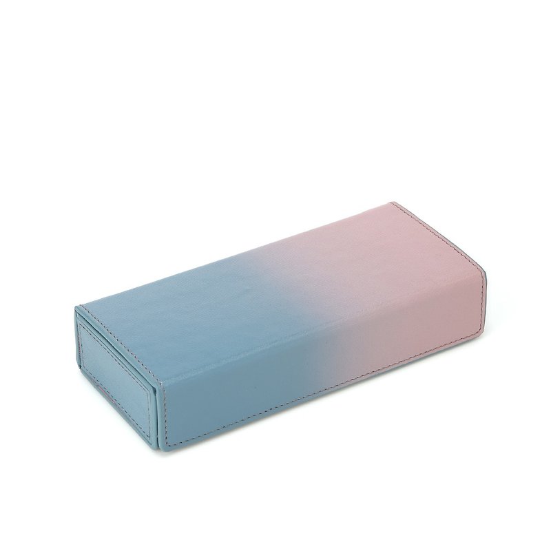 Irodori Glasses Case - Hydrangea (Limited while stocks last) - Eyeglass Cases & Cleaning Cloths - Genuine Leather Pink