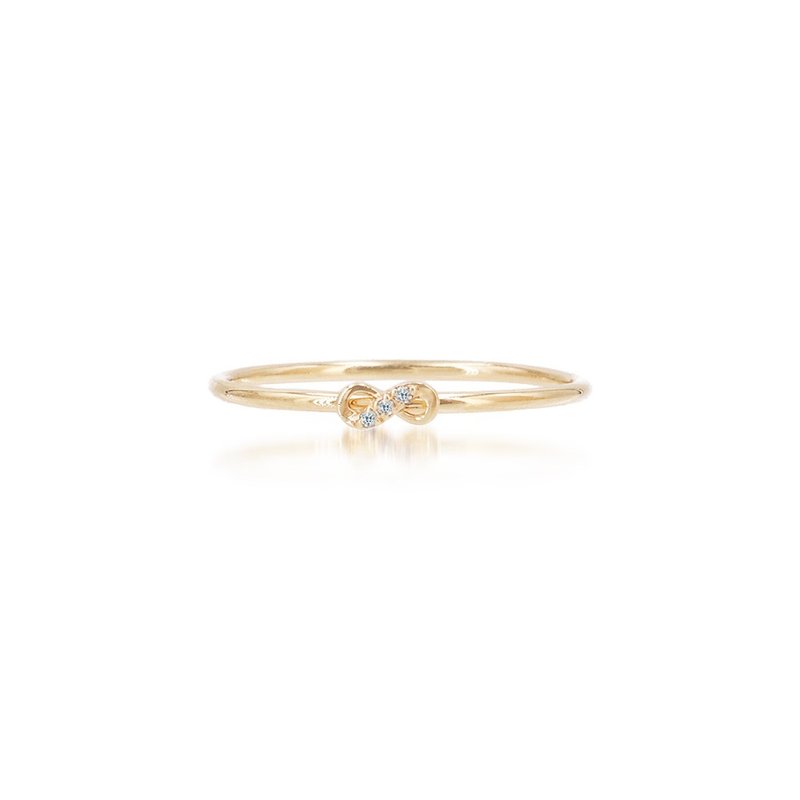 Visel infinity diamond ring - General Rings - Precious Metals Gold