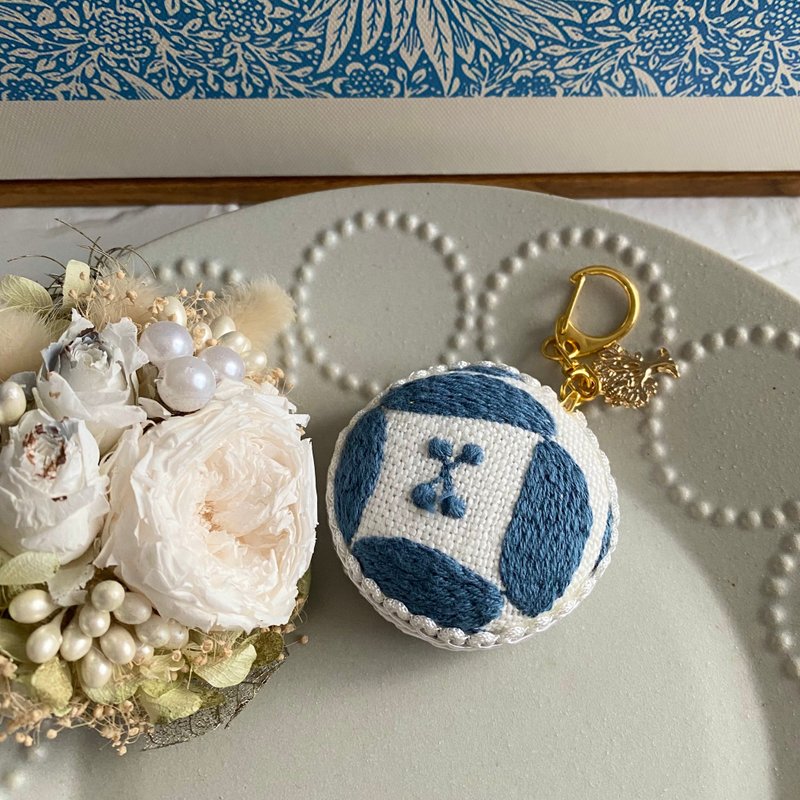 ミナペルホネン　メジャー　dear BU - 其他 - 棉．麻 藍色