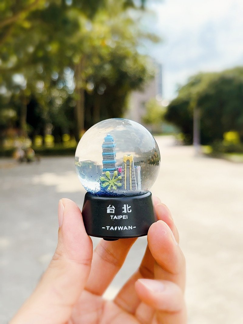 台灣雪花球 / 水晶球 - 台北夜景 - 擺飾/家飾品 - 樹脂 