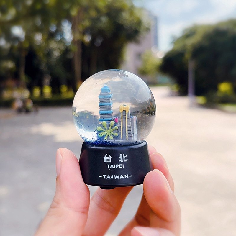 台灣雪花球 / 水晶球 - 台北夜景 - 擺飾/家飾品 - 樹脂 