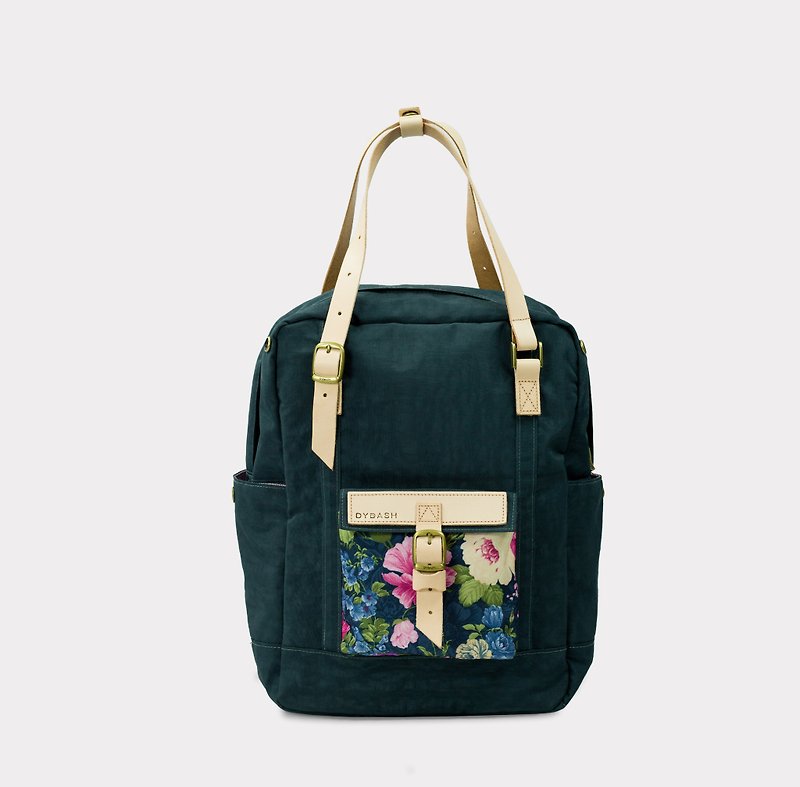 【ZeZe Bag】DYDASH x 3way/hand bag/shoulder bag/backpack/diaper bag/contrast color - Backpacks - Genuine Leather 