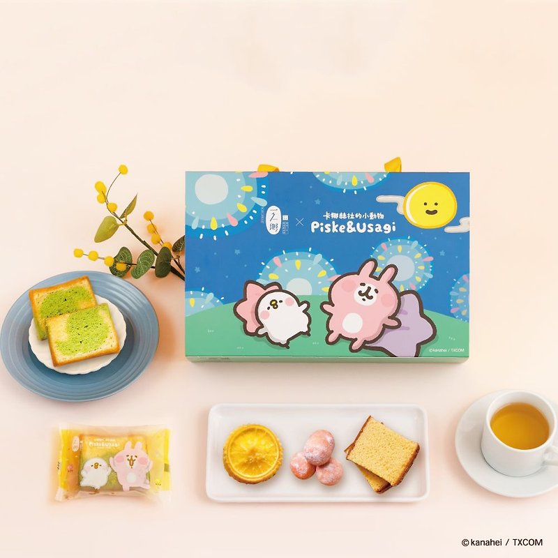 【Little Animals of Kanahei】Watching Fireworks in the Night Sky - Cake & Desserts - Other Materials Pink