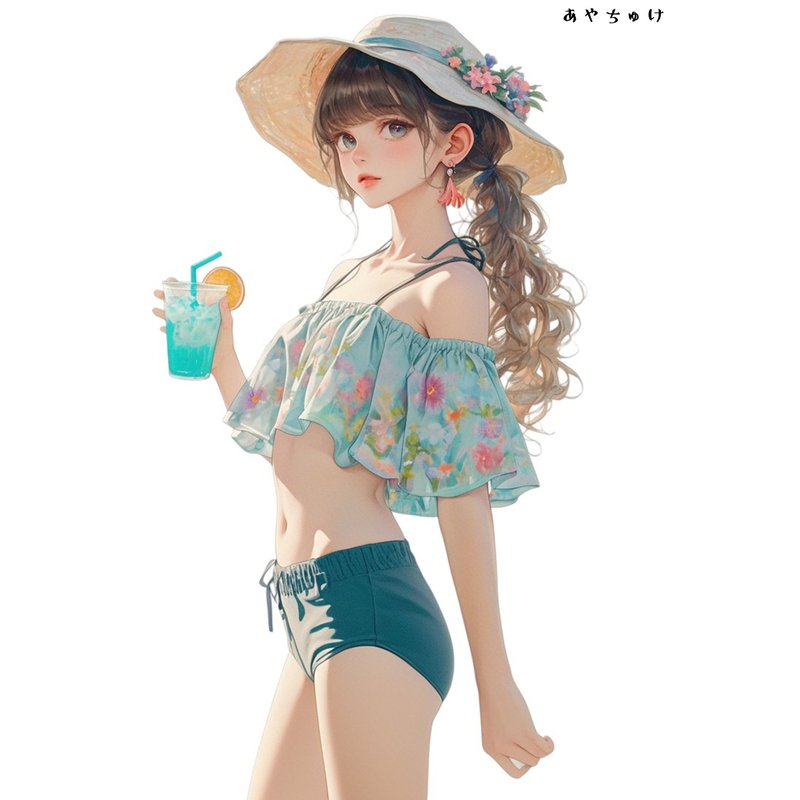 【8月新作】07-099-0079 コラージュステッカー - 貼紙 - 紙 