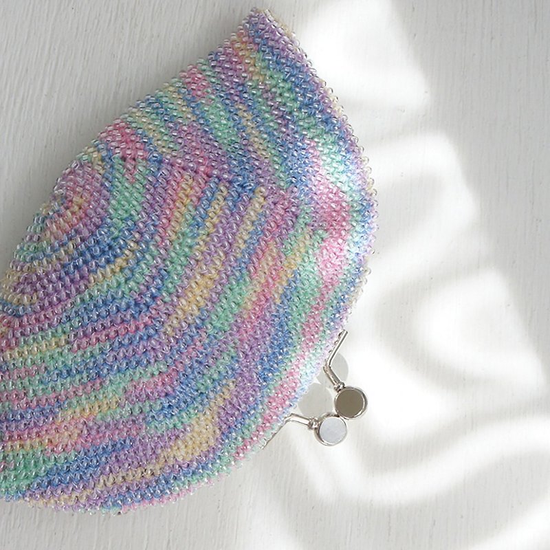 Ba-ba handmade Seedbeads crochet pouch No.1316