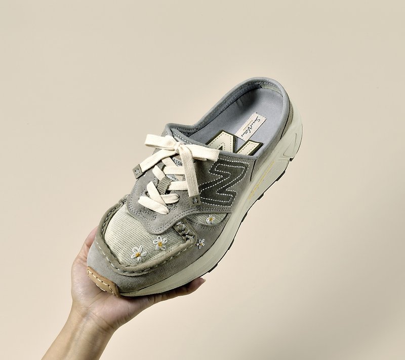 New Balance NB1300 改製(不含鞋) - 男運動鞋/球鞋 - 真皮 灰色