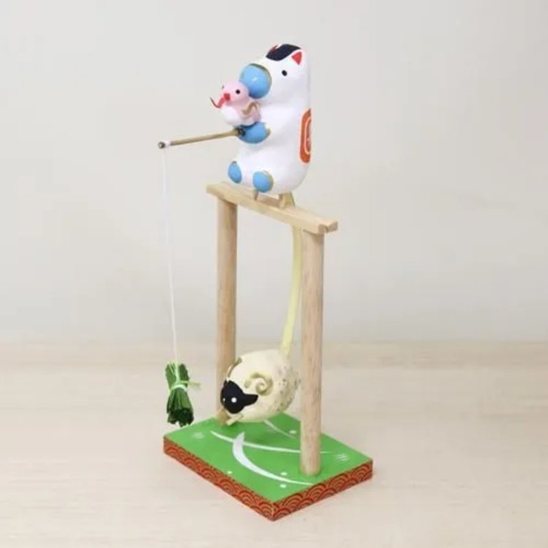 【預購】馬年紙黏土手作擺飾－生肖輪替蹺蹺板 - 擺飾/家飾品 - 陶 