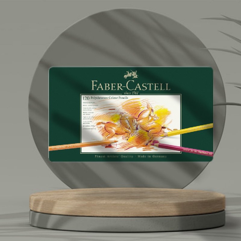 Faber-Castell藝術家級油性色鉛筆－120色鐵盒裝(原廠正貨) - 其他 - 其他材質 多色