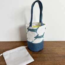 受注製作 巾着バッグ ミナペルホネン アネモネ ハンドメイド