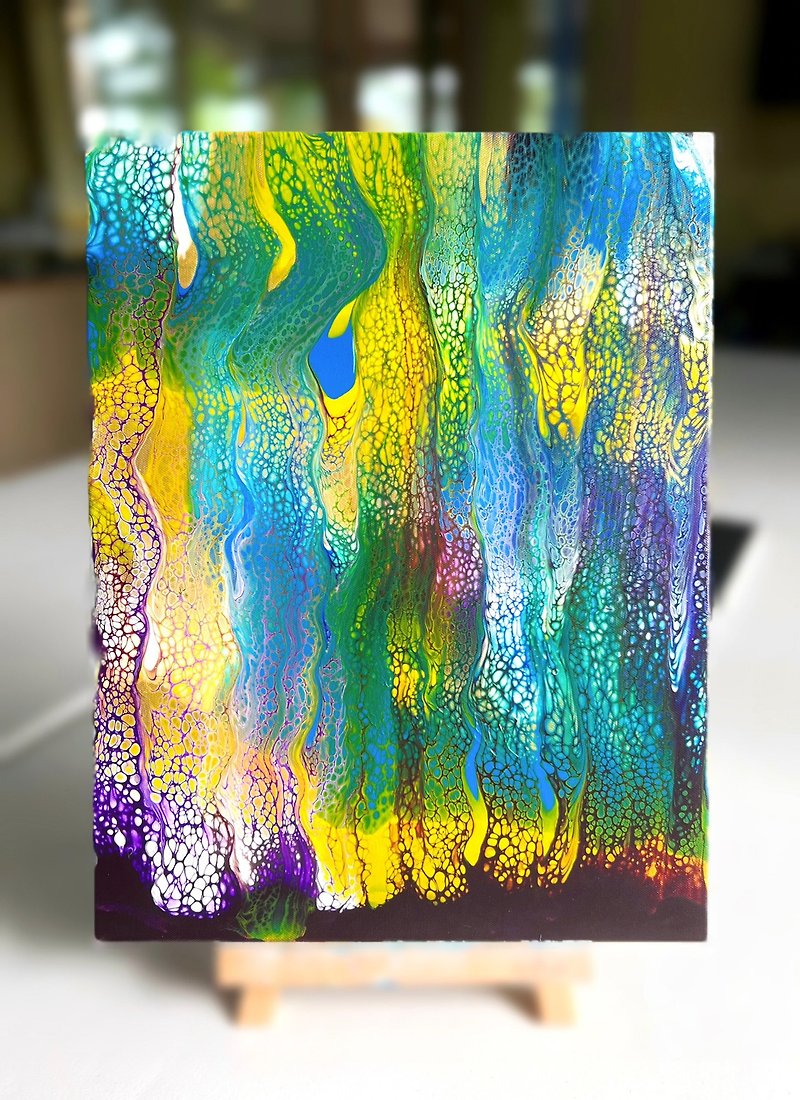 流動森林系列 - 掛牆畫/海報 - 棉．麻 紫色