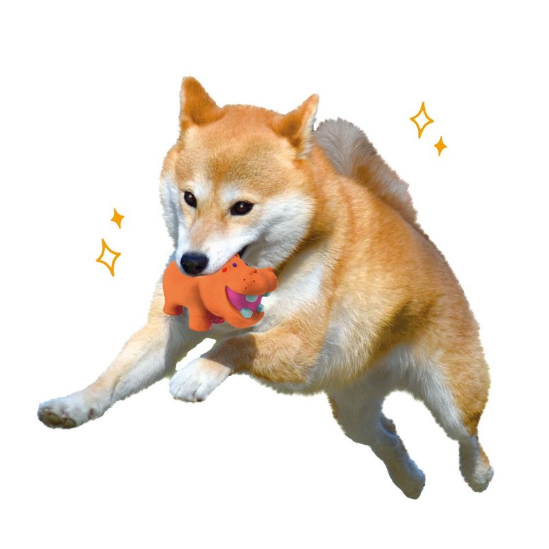 【日本DoggyMan】一起玩耍吧!狗狗的幸福時光~犬用吱吱乳膠玩具 - 貓/狗玩具 - 其他材質 