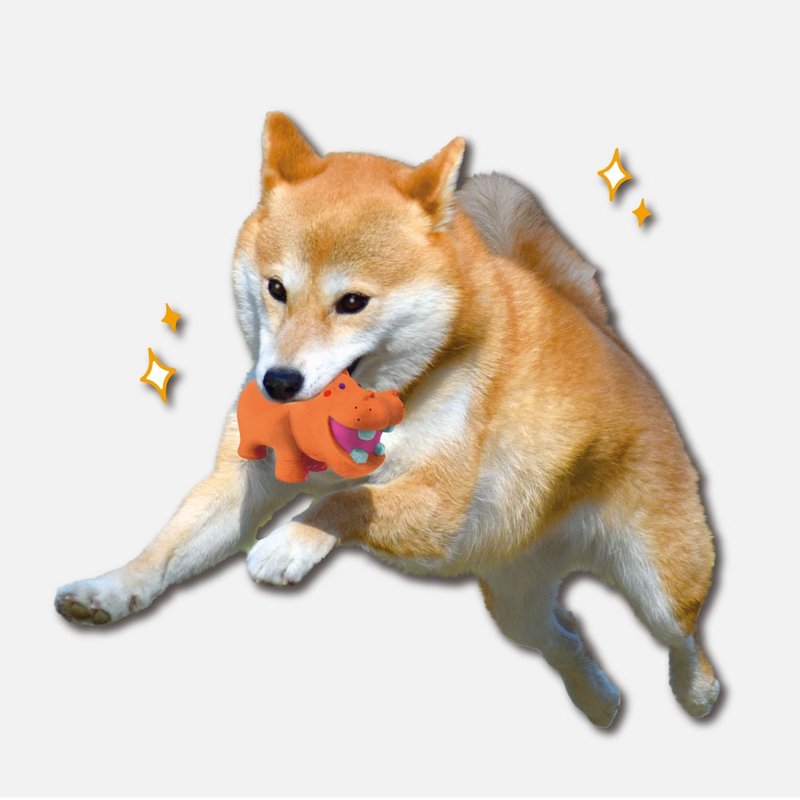 【日本DoggyMan】一起玩耍 ! 狗狗的幸福時光 ~ 犬用吱吱乳膠玩具 - 貓/狗玩具 - 其他材質 