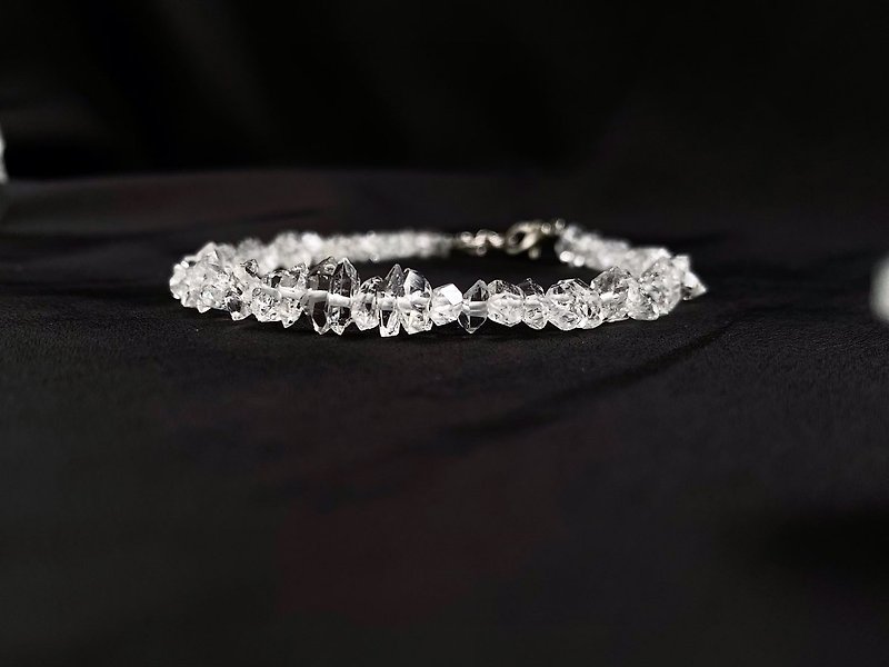 Herkimer Diamonds - Bracelets - Sterling Silver White