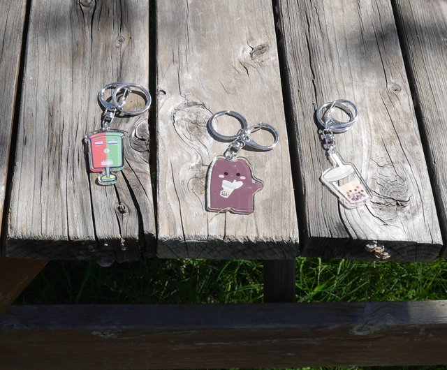 The works sale keyrings