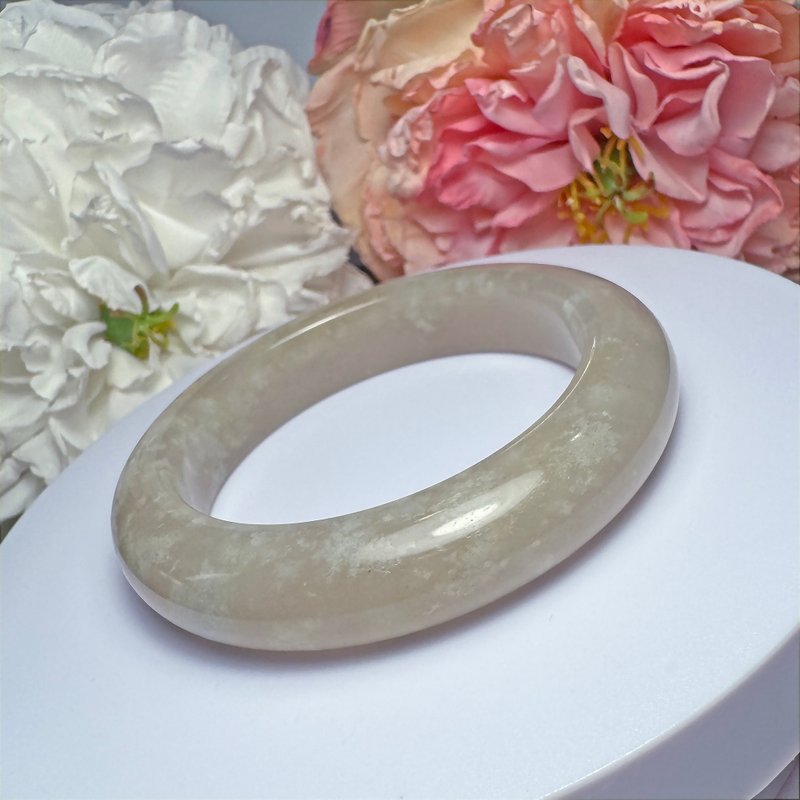 No.226 藍冰 雪花鐲 內徑 60MM 圈口 佘太翠 手鐲 手環 - 手鍊/手環 - 玉石 多色