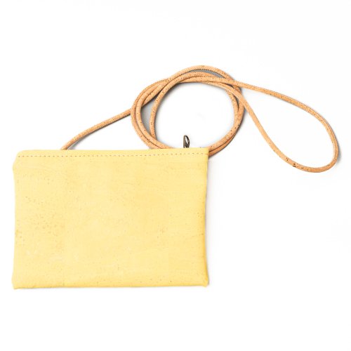 コルクレザーサコッシュ (Yellow) - ショップ Talawa Cork ショルダー