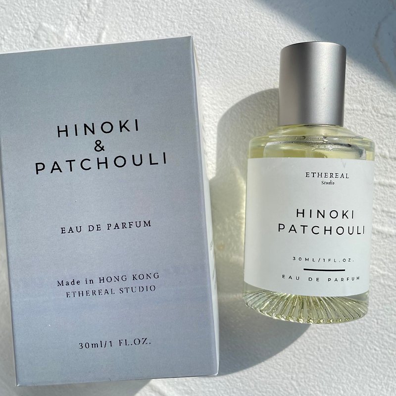 Hinoki & Patchouli - 30ml Perfume Woody Notes - Perfumes & Balms - Concentrate & Extracts Gray