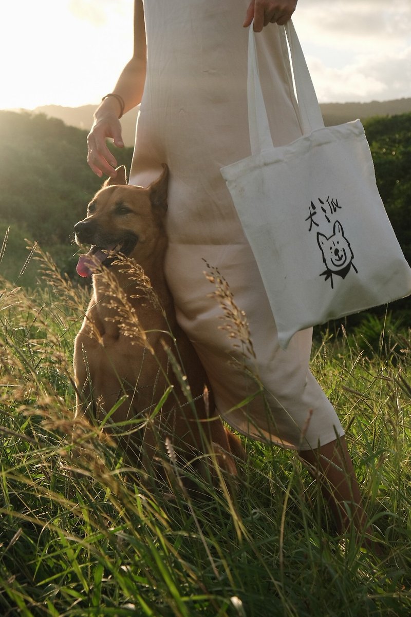 I am a Canine Canvas Bag - Handbags & Totes - Cotton & Hemp 