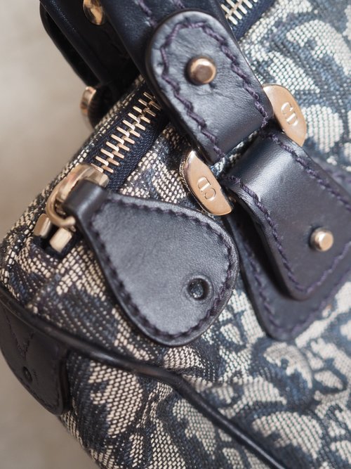 CHRISTIAN DIOR ディオール トロッター ミニボストンバッグ