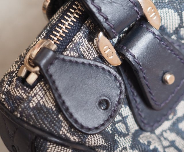 CHRISTIAN DIOR ディオール トロッター ミニボストンバッグ
