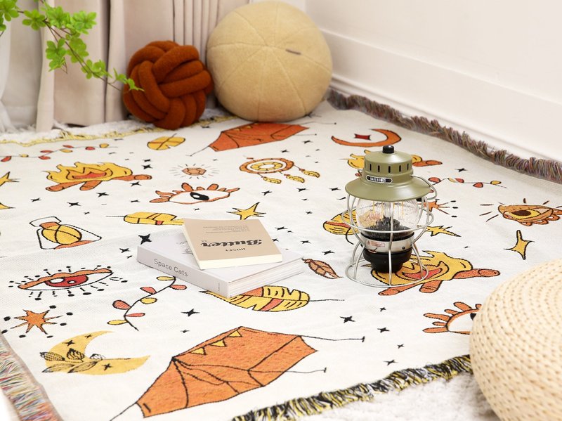 Outdoor Nation戶外萬用毯/ 秋之祭 - 露營用品 - 棉．麻 多色